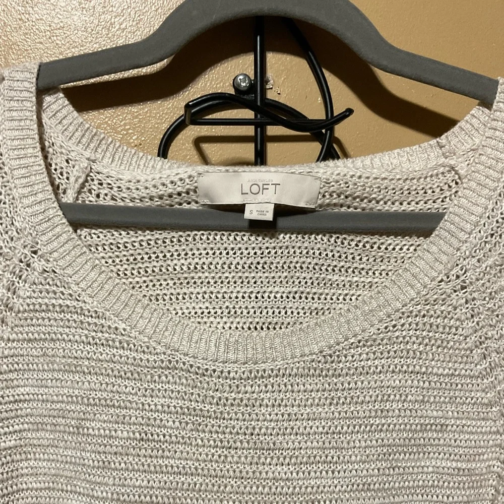 Loft Bone Color Sweater - Picture 3 of 3